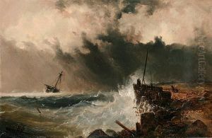 On The Coast Of Holland by James Webb