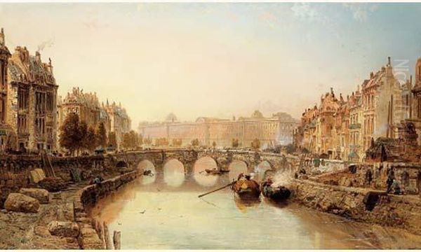 Paris, Vue De La Seine - view 1