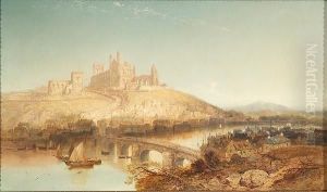 A View Of St. Hilda's Abbey, Whitby, North Yorkshire