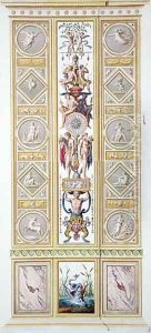 Panel from the Raphael Loggia at the Vatican, from Delle Loggie di Rafaele nel Vaticano, engraved by Giovanni Volpato 1735-1804, 1776, published c.1776-77