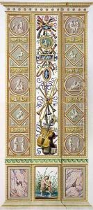 Panel from the Raphael Loggia at the Vatican, engraved by Ioannes Volpato, c.1770