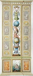 Panel from the Raphael Loggia at the Vatican, from Delle Loggie di Rafaele nel Vaticano, engraved by Giovanni Volpato 1735-1803, 1776, published c.1777 by Taurinensis, Ludovicus Tesio
