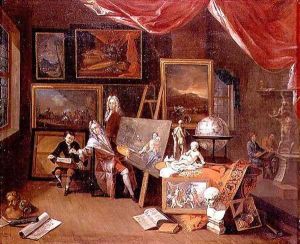 The Artists Studio by Peter Tillemans