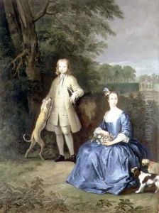 Portrait of Master Edward and Miss Mary Macro, c.1733 by Peter Tillemans