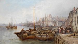Inside The Old Harbour At Peel