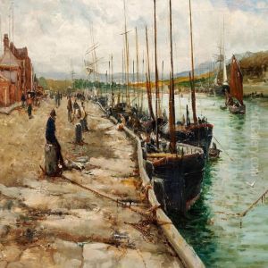 On The Quay At Peel