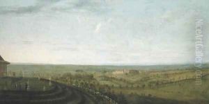 View of Knowsley from Riding Hill by Peter Tillemans