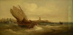 Returning To Harbour In Stormy Seas Returning To Harbour In Stormy Seas