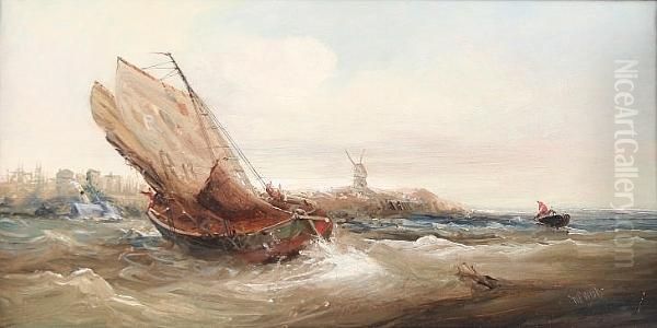Fishing Boats Off The Coast - view 1