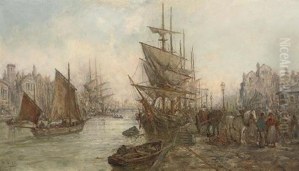 Unloading The Catch Onto The Quayside, Douglas, Isle Of Man - view 1