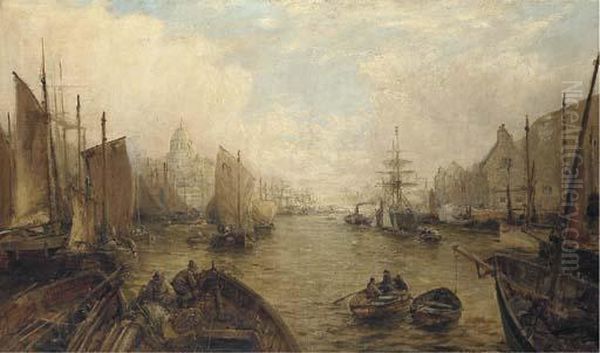 Shipping On The Thames - view 1