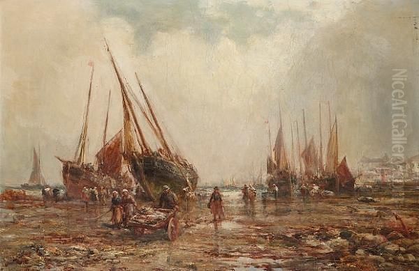 Low Tide At Port St. Mary - view 1