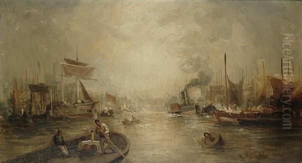 A Busy River Scene - view 1