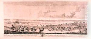 View of a horse match over the Long Course at Newmarket, c.1723 by Peter Tillemans
