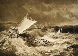 A Shipwreck, 1806 by Charles Turner