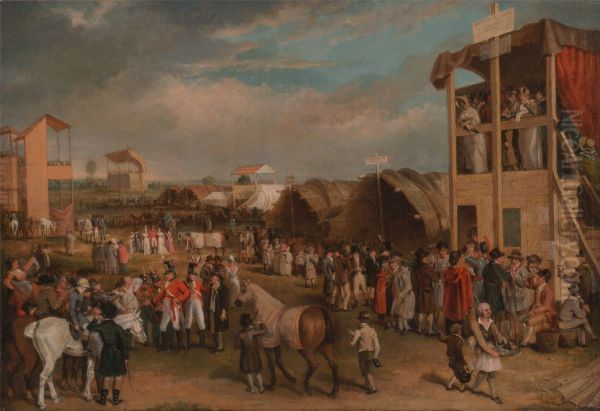 An Extensive View of the Oxford Races - view 1