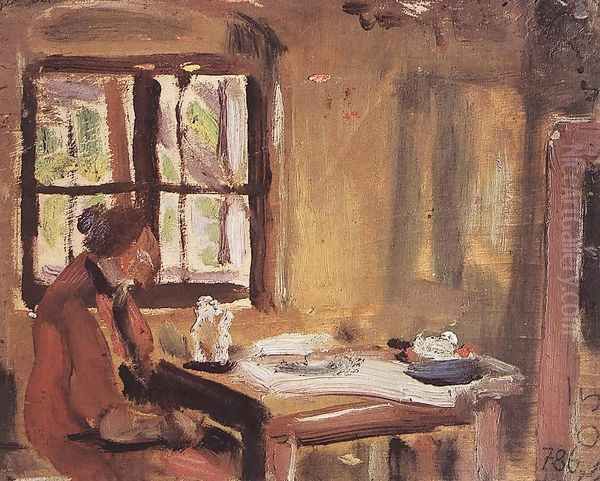 At the Window Rozsi at the Table 1933-34 - view 1