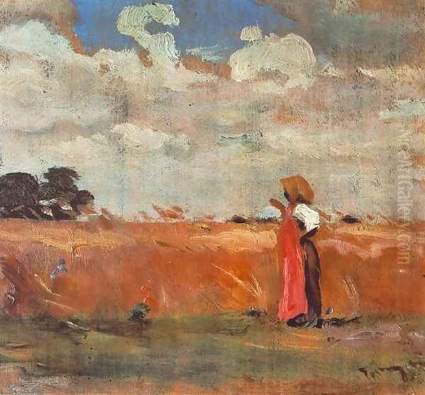 Wheatland with Woman of Shawl 1912 - view 1