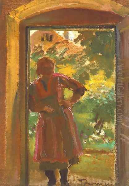 Woman Standing in a Door 1933-34 - view 1