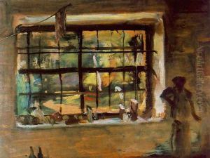 Window of the Atelier 1934 by Janos Tornyai