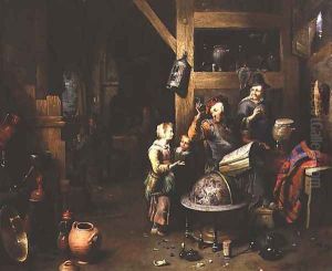 A Quack Selling his Wares by Gerard Thomas