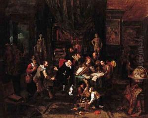 An Alchemist in his study by Gerard Thomas