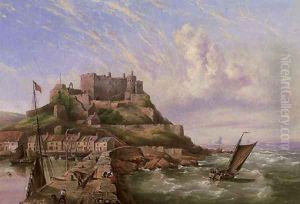 Mount Orgueil, Gorey, Jersey by Henry King Taylor