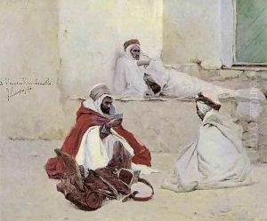 Resting in the Shade (Le repos à l'ombre) by Jules-Charles-Clement Taupin