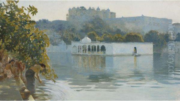 Lake At Oodeypore, India - view 1