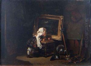 A Visit to the Studio, 1880 by Jan Mari Henri Ten Kate