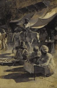 Untitled, Street Life by Edwin Lord Weeks