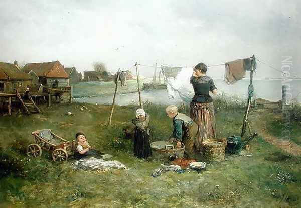 Hanging Up the Washing - view 1