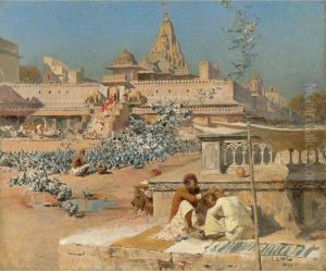 Feeding The Sacred Pigeons, Jaipur
