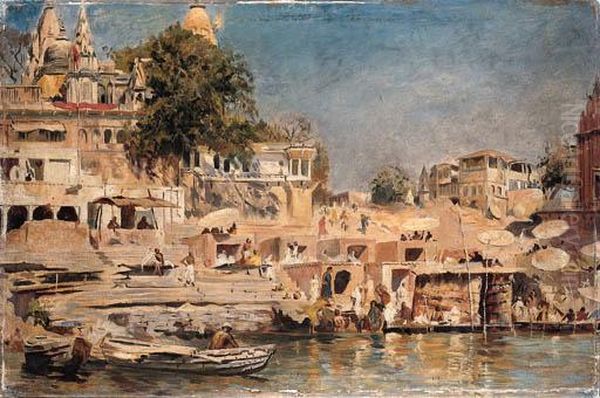 Views Of The Ghats At Benares - view 1