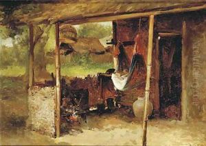 In the kampong by Jan Mari Henri Ten Kate