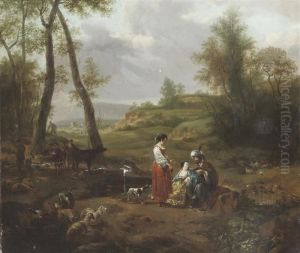 Granida And Daifilo by Jan Weenix
