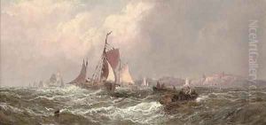 A fresh breeze off Scarborough by William A. Thornley or Thornbery