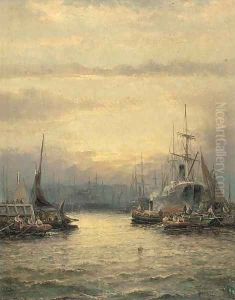 The Thames at Millwall The Thames at Millwall
