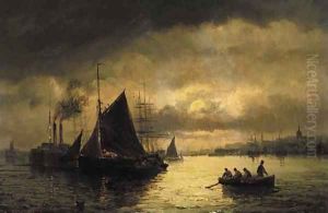Dawn and dusk on an estuary