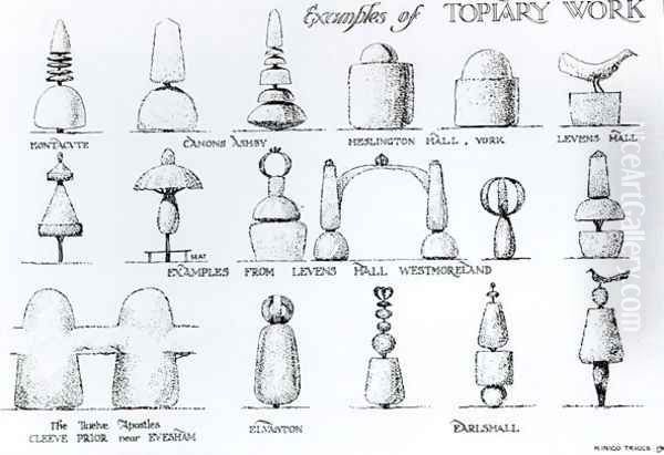 Examples of Topiary Work, 1902 - view 1