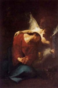 Christ Comforted By An Angel Christ Comforted By An Angel