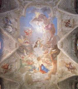 The Annunciation and the Four Prophets by Paul Troger