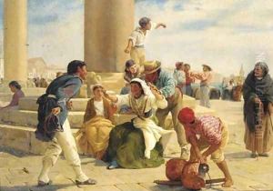 A prize in the lottery by Frank William Warwick Topham