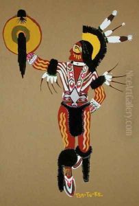 Kiowa Warrior by Monroe Tsatoke