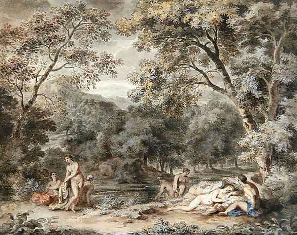 Nymphs Bathing in a Wooded Glade, c.1765-70 - view 1