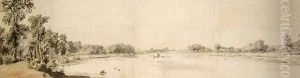 View of the Thames by William Taverner