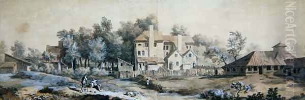 Landscape with Buildings- possibly at Richmond, Surrey - view 1