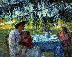 Under the Branches, 1907 by Alexandrovitch Tarkhoff