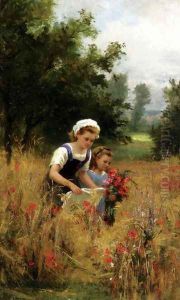 Gathering Poppies by G. Todd