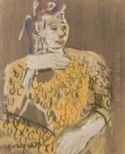 Kobieta W Zoltej Sukni by Joachim Weingart